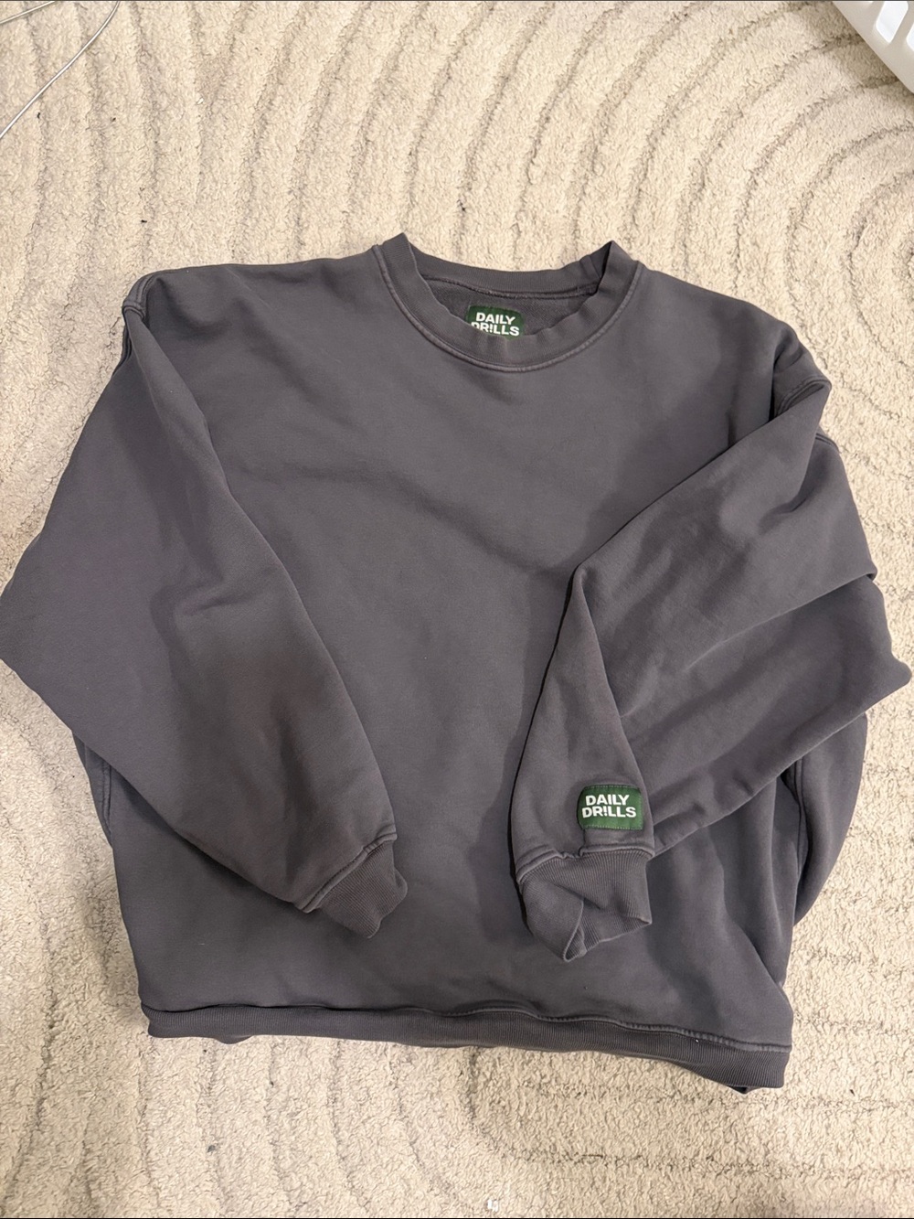 Daily Drills Unisex oversized crew